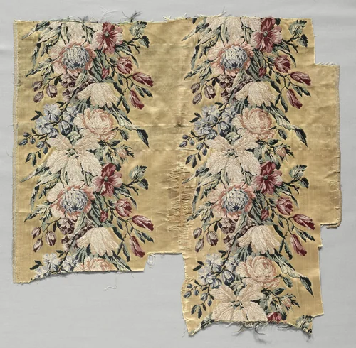 Brocaded Silk by Philippe de Lasalle, textile, 1774-1793