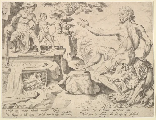 Reuben [Genesis 49:3-4], from the series The Twelve Patriarchs by Maarten van Heemskerck, print, 1550