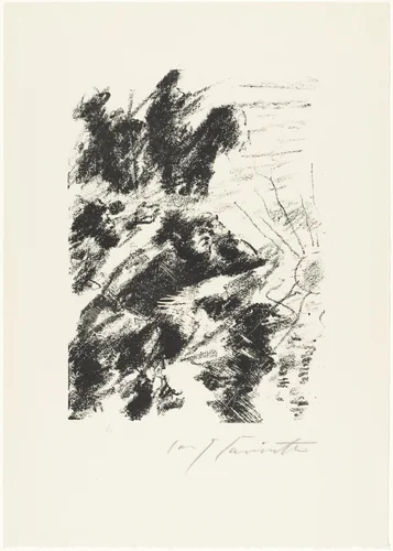 Heading for Act 2 (Kopfstück zum 2. Akt) from The Robbers (Die Räuber) by Lovis Corinth, print, 1923