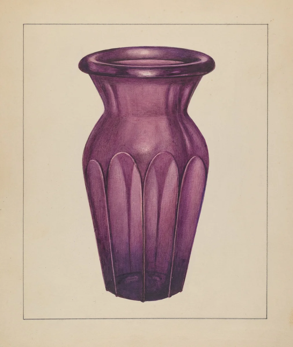 Vase by Isidore Steinberg, index of american design, 1938