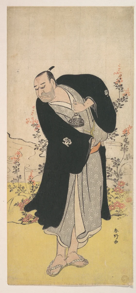 Kabuki Actor Nakayama Kojūrō VI by Katsukawa Shunkō (勝川春好), print, 1786