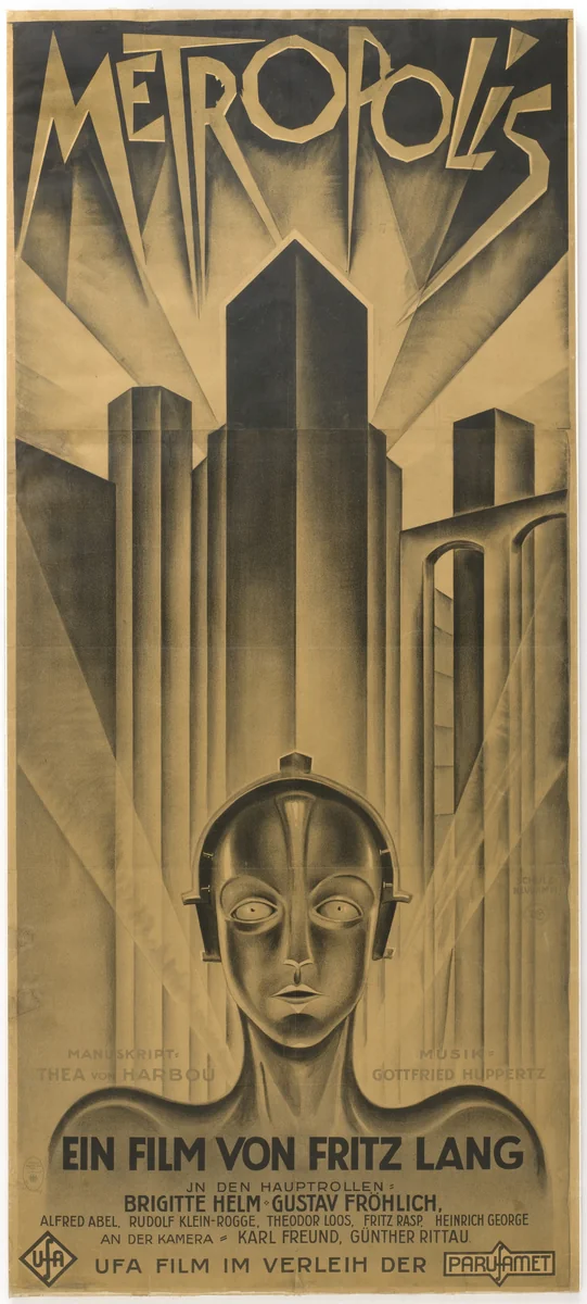 Poster for Metropolis by Heinz Schulz-Neudamm, design, 1926