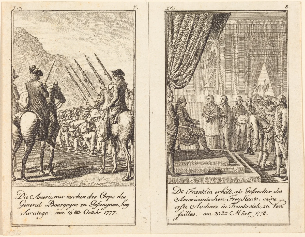 The History of the United States by Daniel Nikolaus Chodowiecki, print, 1783-1784