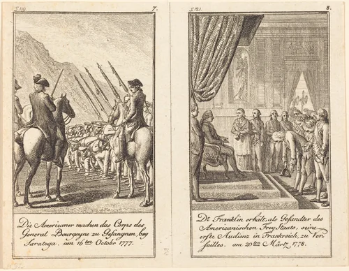 The History of the United States by Daniel Nikolaus Chodowiecki, print, 1783-1784