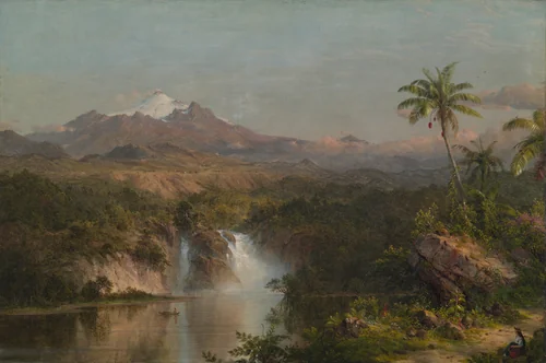 View of Cotopaxi by Frederic Edwin Church, painting, 1857