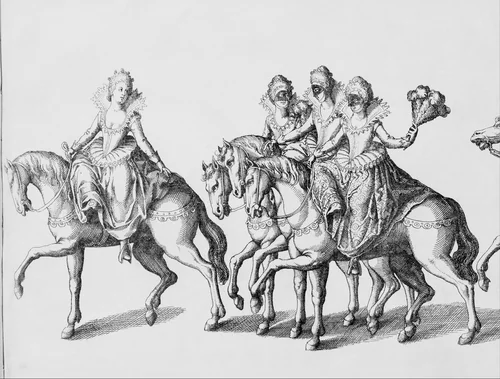 I) Repraesentation Der Furstlichen Aufzug und Ritterspil ..Fürst und Herr Johan Friederich Hertzog zu Württemberg und Teckh.. Neuwgebornen Sohn Friderich .. etc. Fürstlicher Kindtauffen .. 10 biss 17 Marty Anno 1616 by Esaias von Hulsen, book, 1611-1621