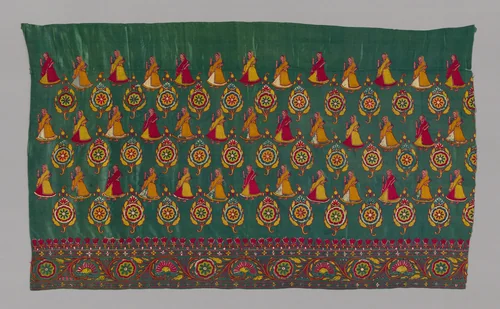 Part of a Skirt by India, Kutch, Gujarat, textile, 1850-1899