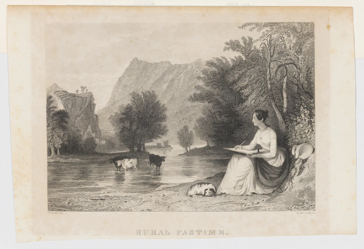Rural Pastime by Henry Smith, print, 1860-1899