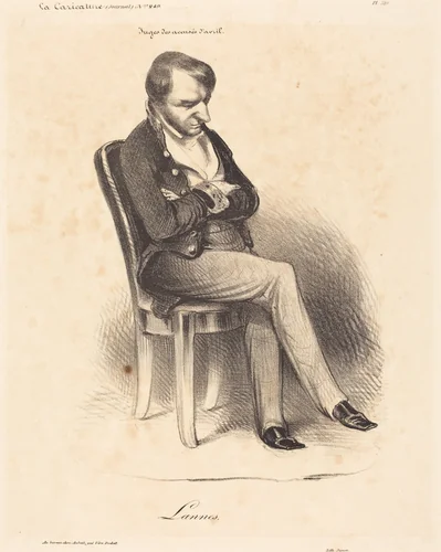 Napoléon Lannes by Honoré Daumier, print, 1835