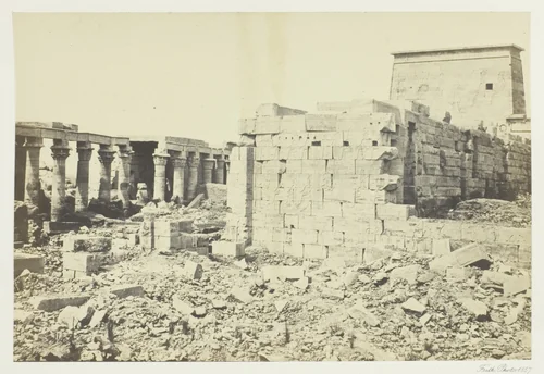 View on the Island of Philæ by Francis Frith, photograph, 1857