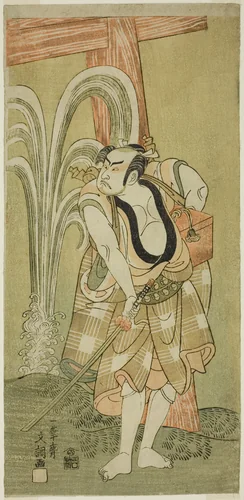 The Actor Otani Hiroji III in an Unidentified Role by Ippitsusai Buncho, print, 1765-1775