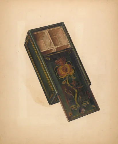 Spice Box by Angelo Bulone, index of american design, 1937