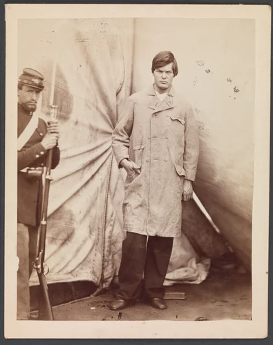 Lewis Powell [alias Lewis Payne] by Alexander Gardner, photograph, 1865