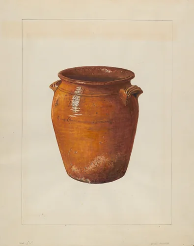 Preserving Jar by Wilford H. Shurtliff, index of american design, 1938