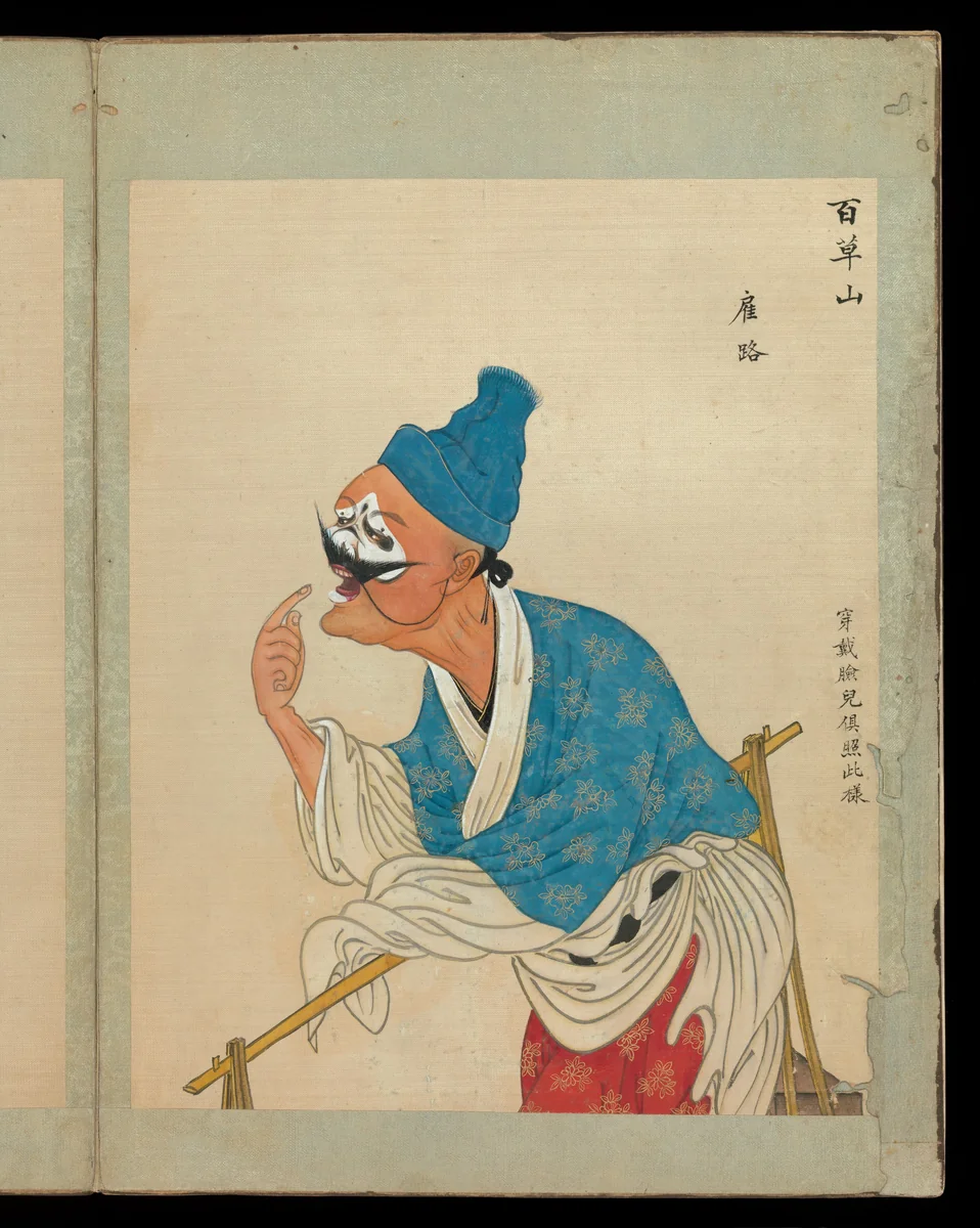 One hundred portraits of Peking opera characters by Unidentified Artist, painting, 1867-1911