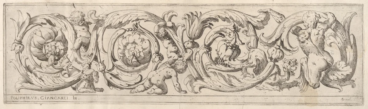 Disegni Varij di Polifilo Zancarli (Friezes) by Polifilo Giancarli, print, 1620-1630