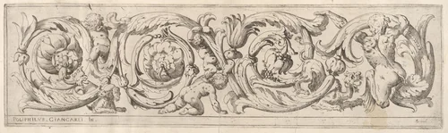 Disegni Varij di Polifilo Zancarli (Friezes) by Polifilo Giancarli, print, 1620-1630