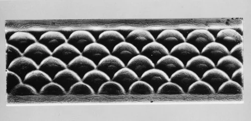 Border Tile by J. and J. G. Low Art Tile Works, artwork, 1881