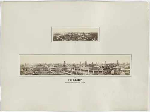 Friedrich Krupp Cast Steel Works, Essen by Hugo van Werden, photograph, 1873