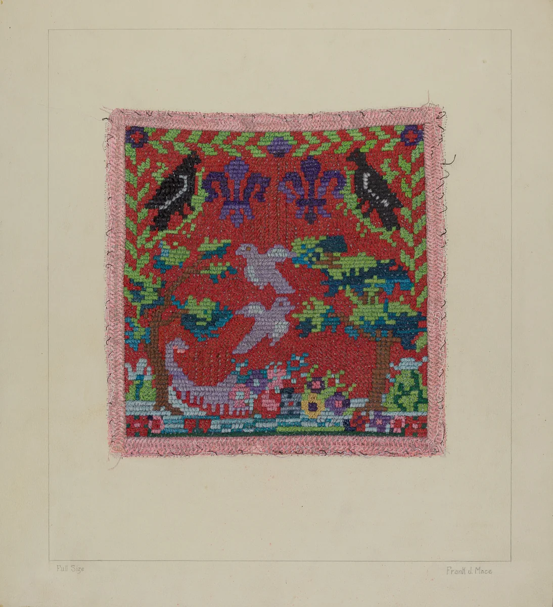 Hand Needlework by Frank J. Mace, index of american design, 1938