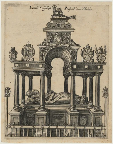 Elizabeth's Tomb by Magdalena van de Passe
Willem de Passe, print, 1620