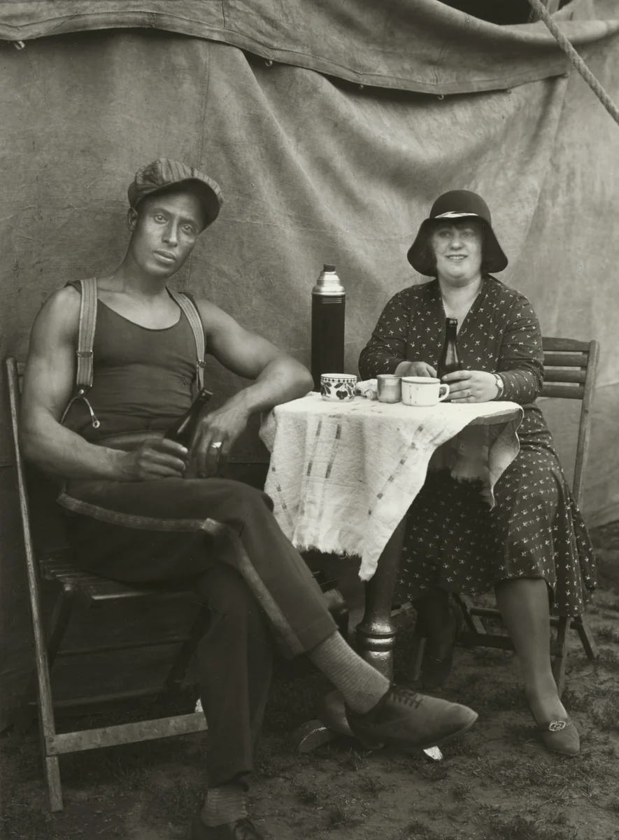 Circus Workers by August Sander, photograph, 1926