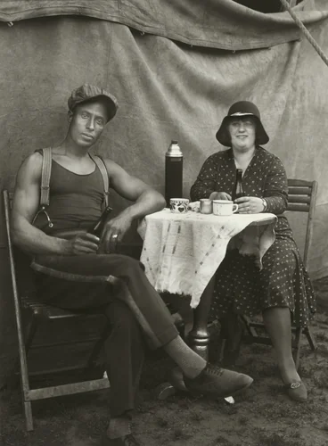 Circus Workers by August Sander, photograph, 1926