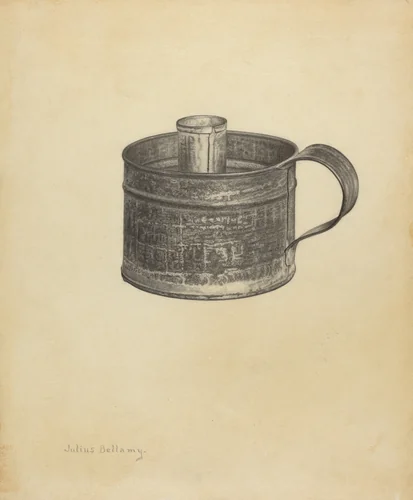 Wetting Cup by Julius Bellamy, index of american design, 1940