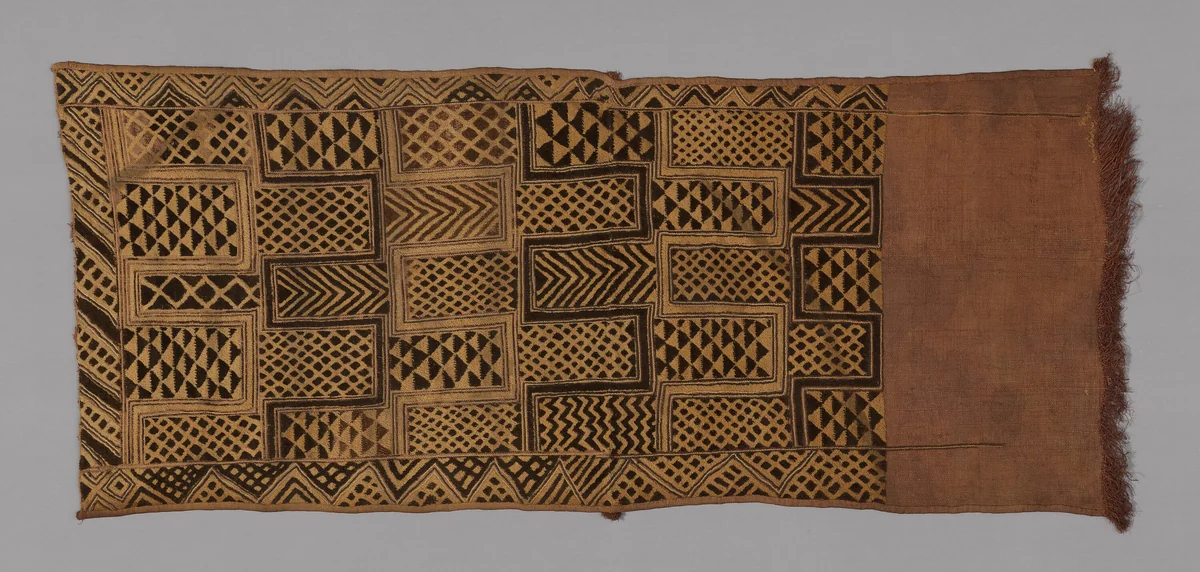 Woman's Overskirt by Kuba Shoowa, textile, 1801-1900