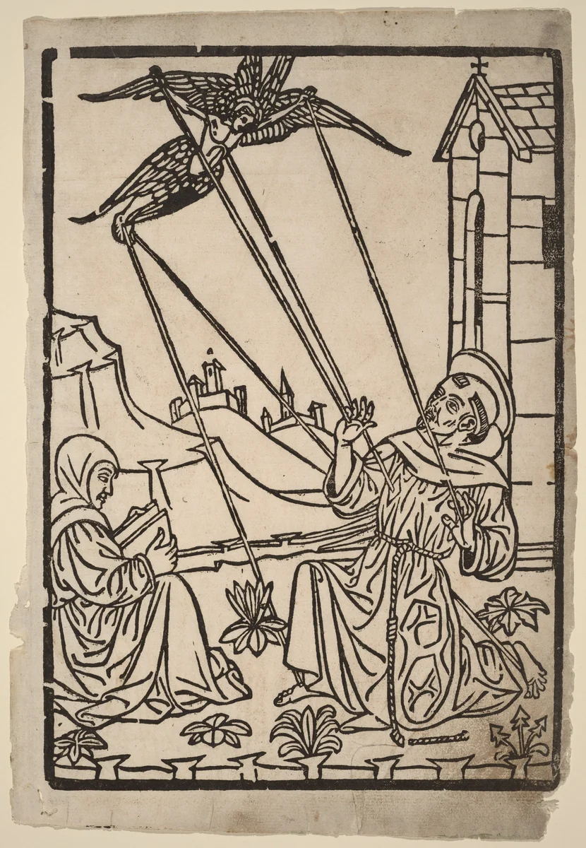 Saint Francis Receiving the Stigmata by Italian 15th Century, print, 1470-1480