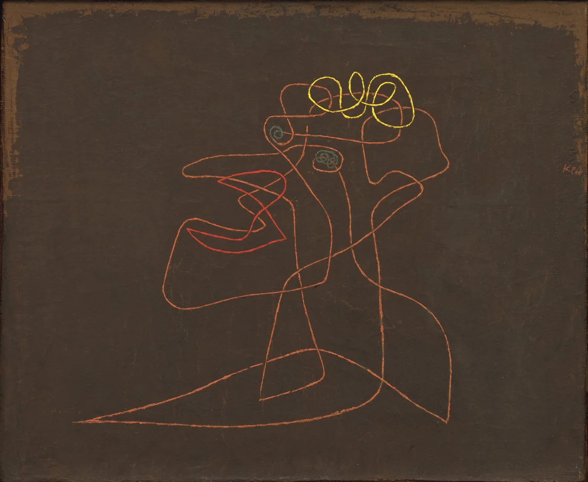 "Or The Mocked Mocker" by Paul Klee, painting, 1930