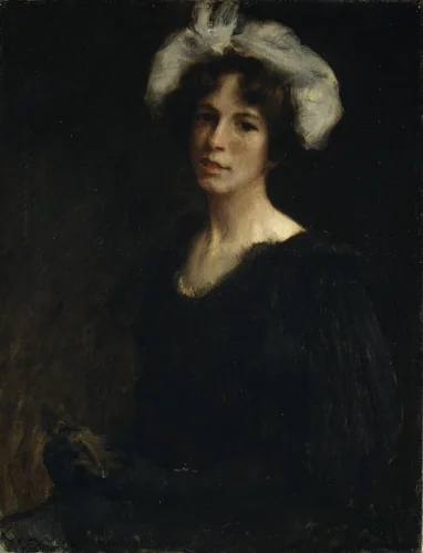 Bessie Potter by William Merritt Chase, artwork, 1892-1895