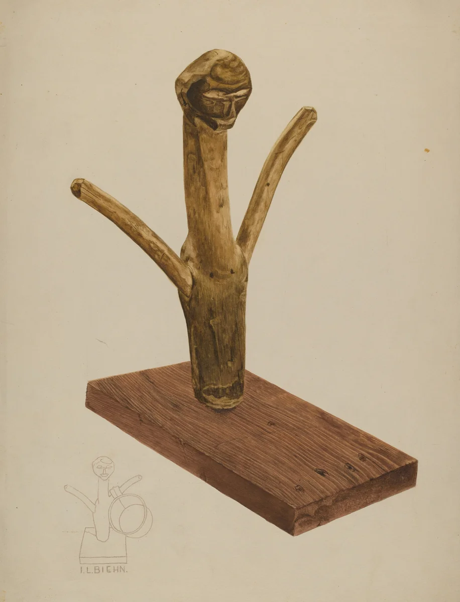 Cup Holder by Irving L. Biehn, index of american design, 1937