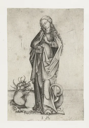 Heilige Margaretha by Unknown, print, 1455-1503
