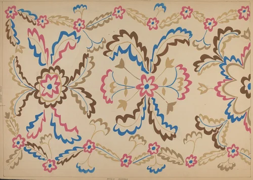 Colcha by American 20th Century, index of american design, 1935-1942