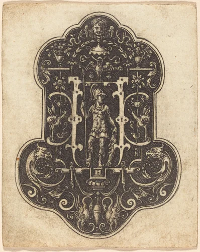 Mars by Etienne Delaune, print, 1519-1583