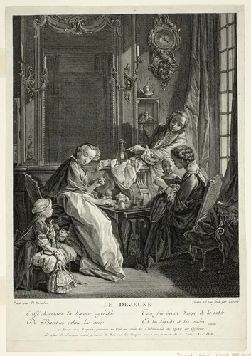 Breakfast by François Bernard Lépicié
François Boucher, print, 1718-1755