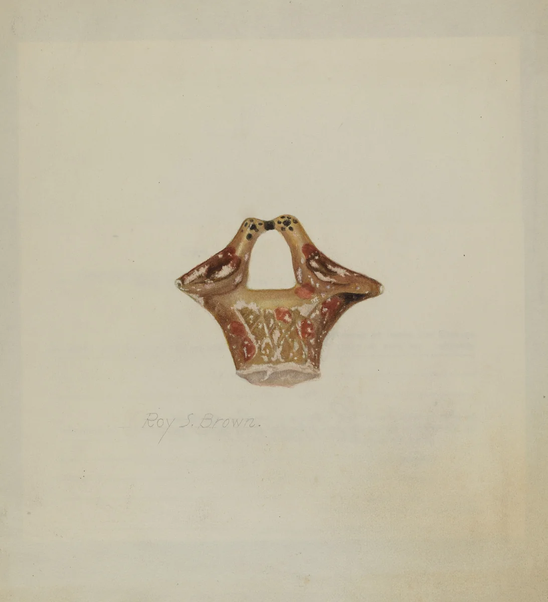 Chalkware Birds by Roy S. Brown, index of american design, 1935-1942