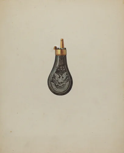 Powder Horn by Samuel O. Klein, index of american design, 1936