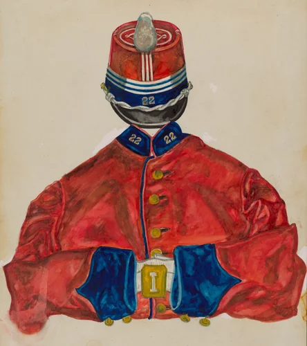 Full Dress Uniform by Bernard Krieger, index of american design, 1936