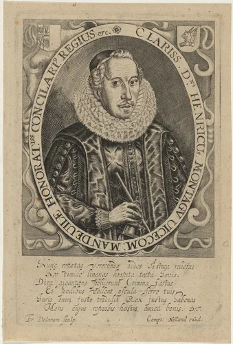 Henricus Montagu (Henry Montague, First Earl of Manchester) by Francis Delaram, print, 1590-1627