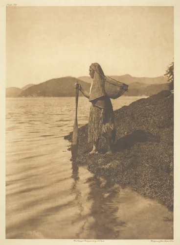 The Seaweed Gatherer by Edward Curtis, print, 1915