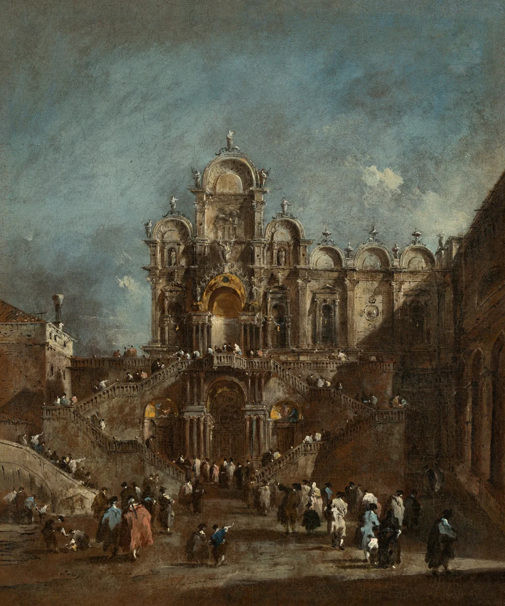 Temporary Tribune in the Campo San Zanipolo, Venice by Francesco Guardi, painting, 1782