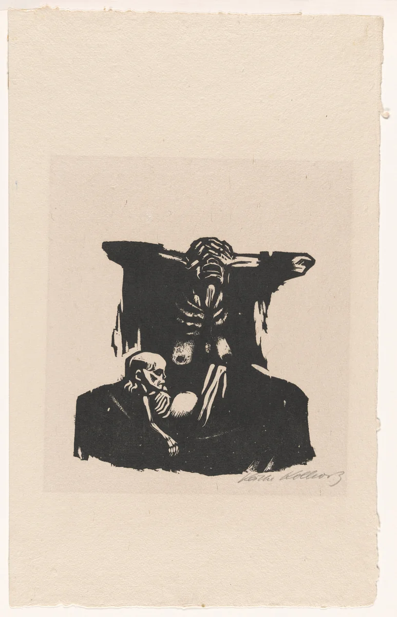 Hunger by Käthe Kollwitz, print, 1922