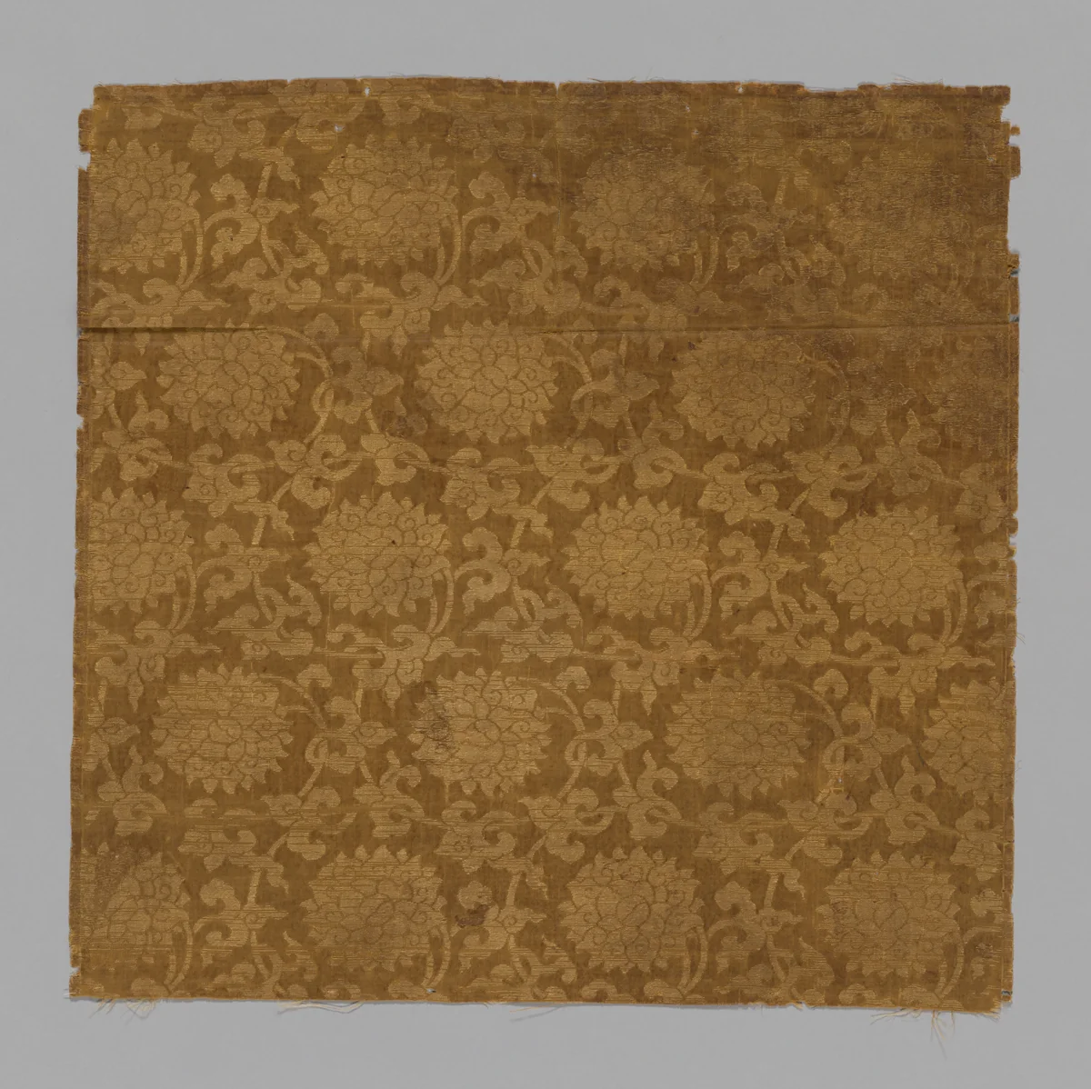 Fragment by China, textile, 1601-1800