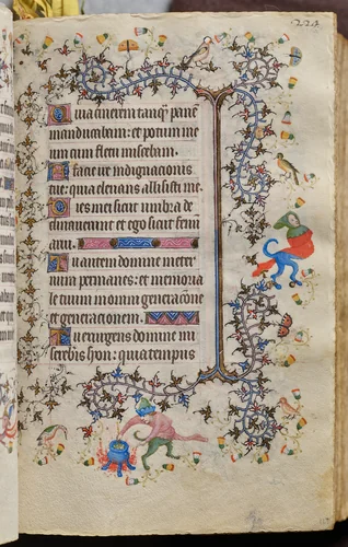 Hours of Charles the Noble, King of Navarre (1361-1425): fol. 115r, Text by Master of the Brussels Initials and Associates, book, 1400-1410