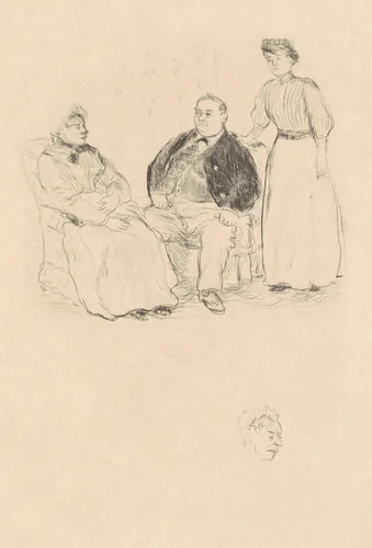 Illustration by Pierre Auguste Raffaëlli, print, 1909