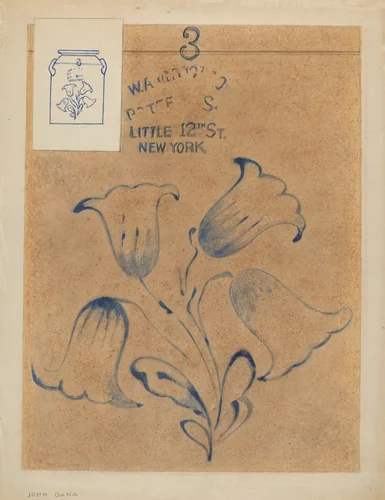 Jar by John Dana, index of american design, 1937