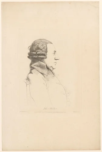 Portret van John Hoole by William Daniell, print, 1793-1810