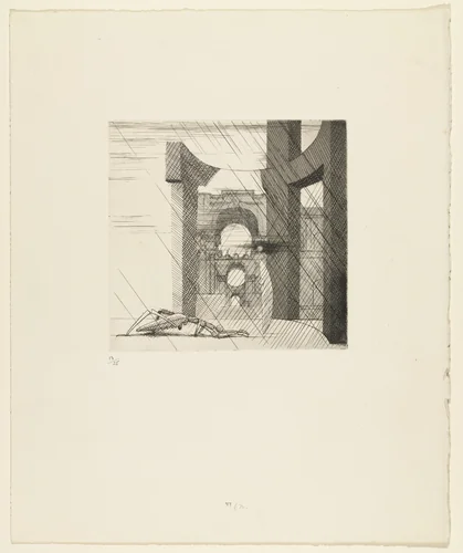 The Prayer by Louis Marcoussis, print, 1933